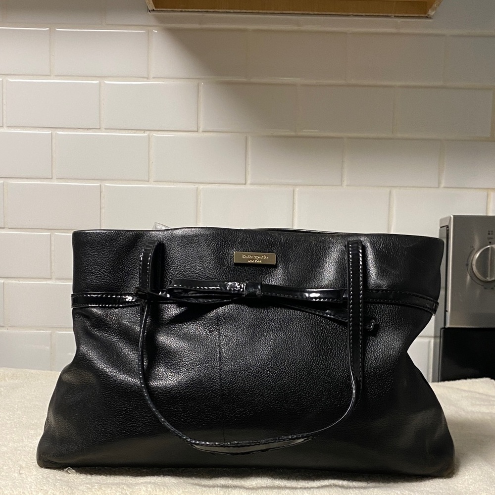 Kate Spade Black Leather Shoulder Bag
